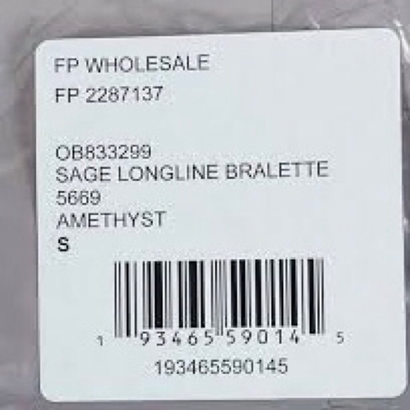 FREE PEOPLE Sage Longline Bralette Purple OB833299 - Picture 9 of 11